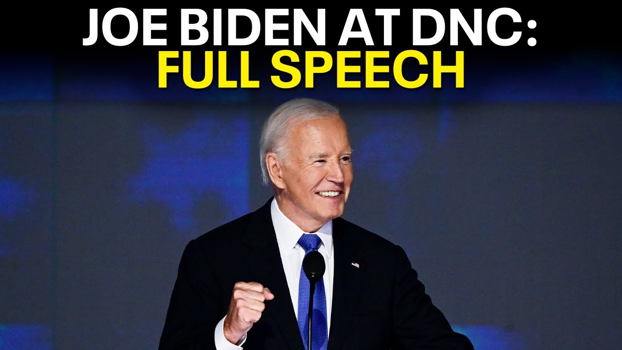 President Joe Biden speaks day one of DNC: FULL SPEECH