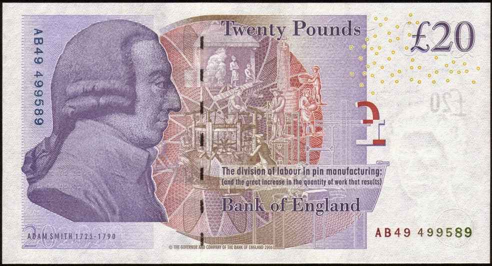 20 and 50 pound note withdrawal