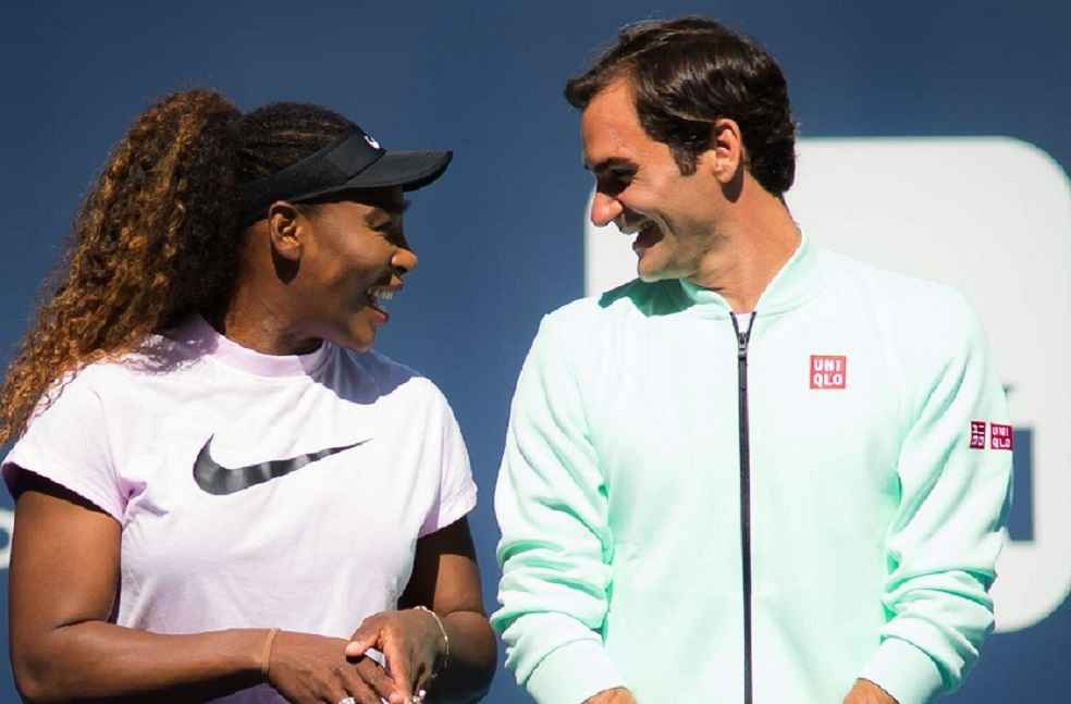 Britain Herald _ Roger Federar and Serena Williams