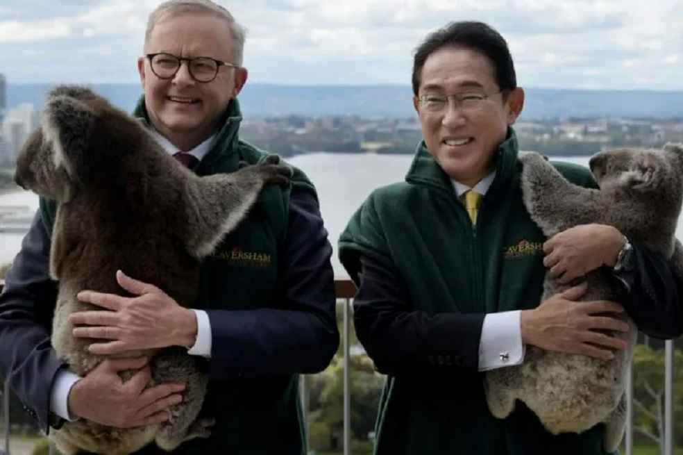 Mr. Anthony Albanese and Mr. Fumio Kishida _ Australia-Japan Leaders Meet