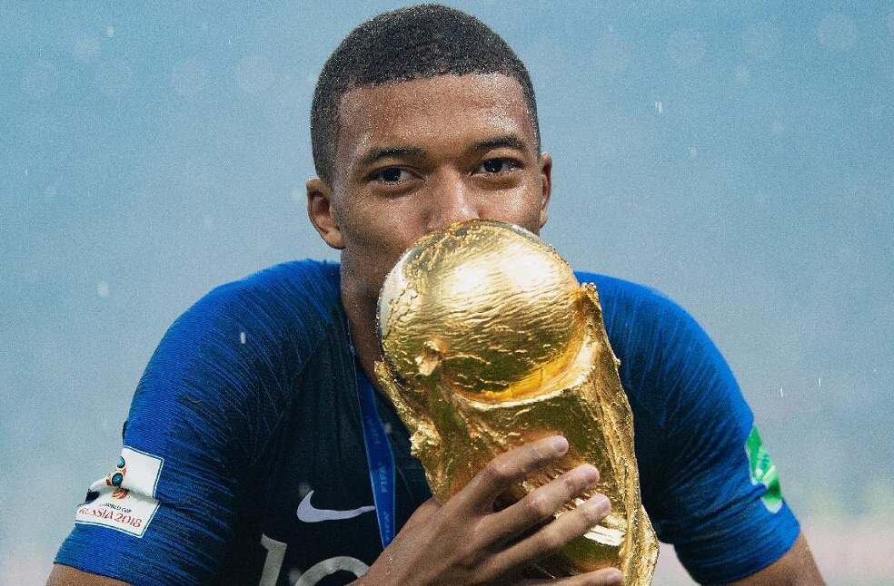 Mbappe with World Cup