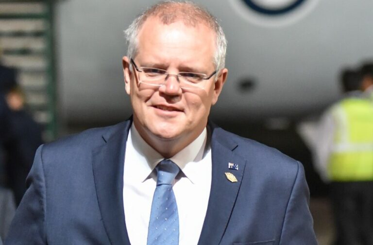 Llegada de Scott Morrison