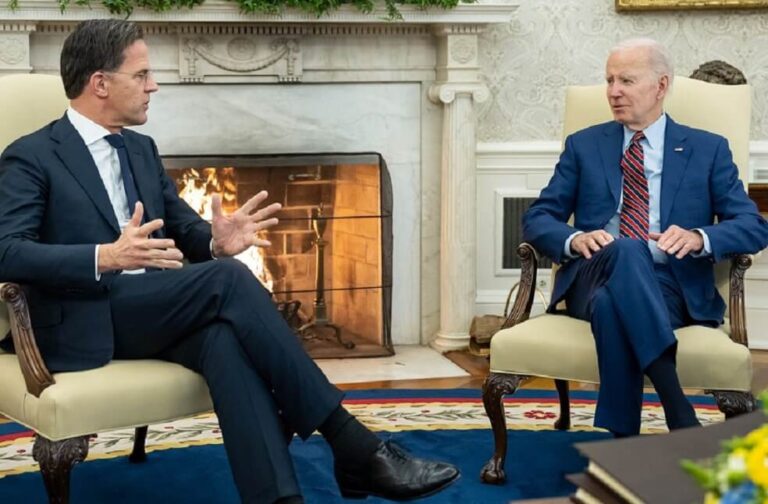 Joe Biden and Mark Dutte