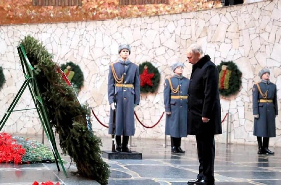 Vladimir Putin at Volgograd