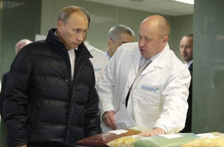 Yevgeny Prigozhin and Putin