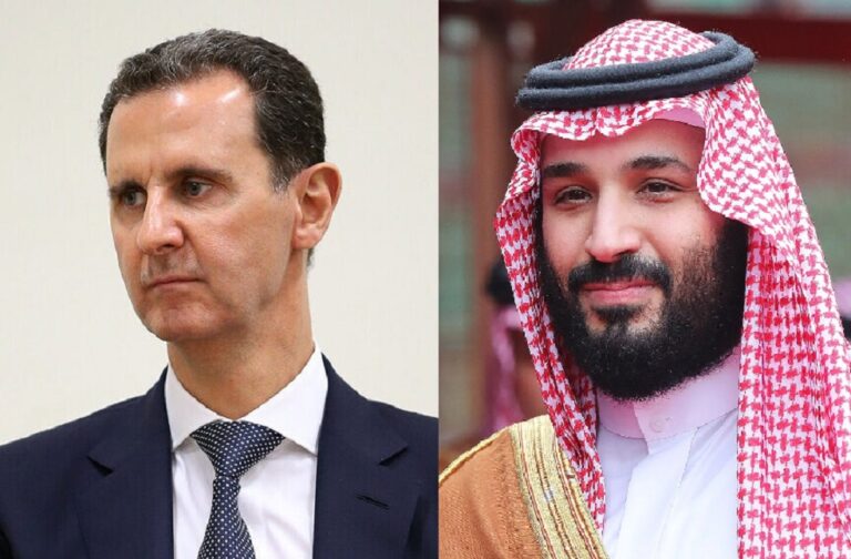 Bashar al Assad and Mohammed-bin-Salman