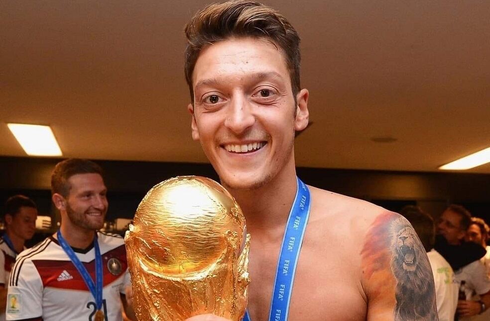 Mesut Özil With World Cup