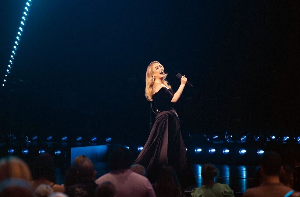 Adele Performing