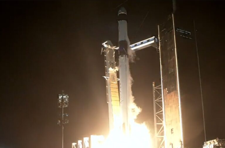 NASA's SpaceX crew lifts off to ISS