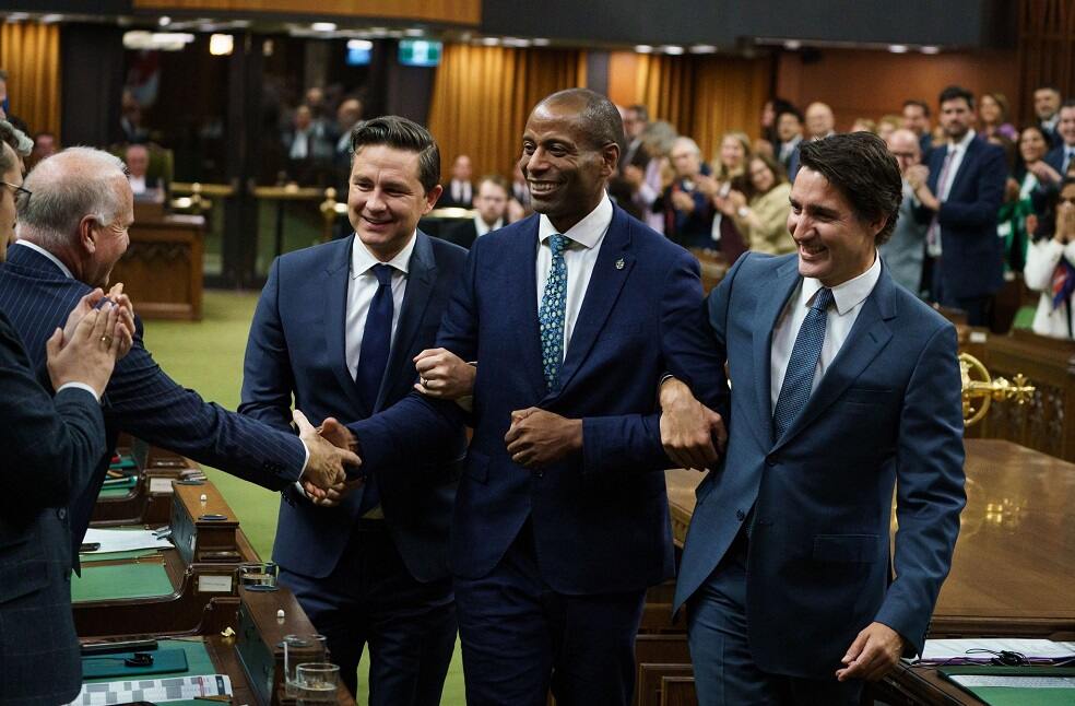 Canada parliament members elect 1st black House Speaker