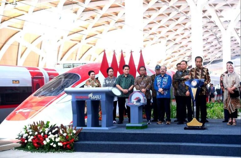 Indonesia launches Southeast Asia's 1st bullet train