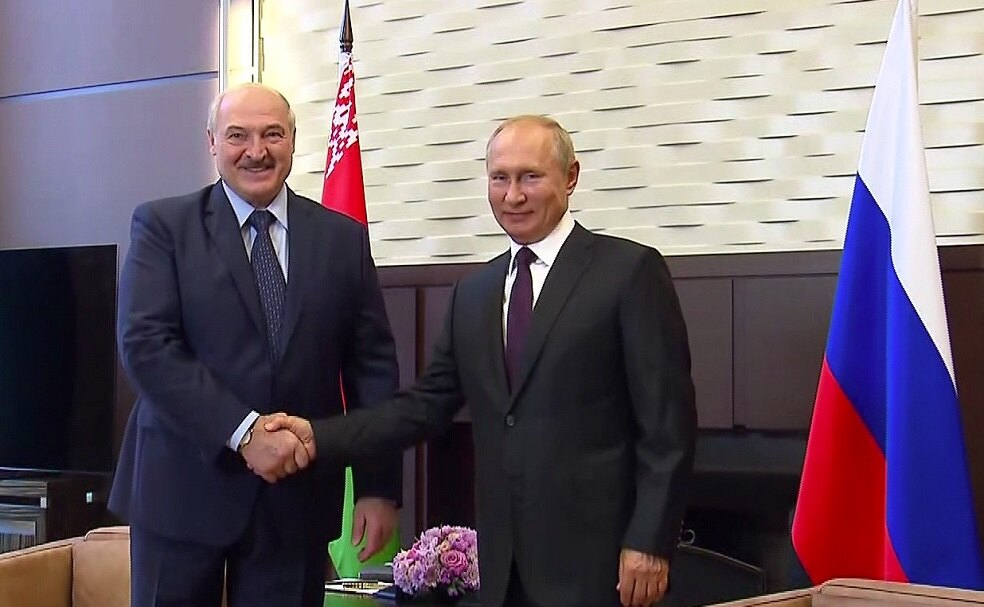 Alexander Lukashenko and Putin