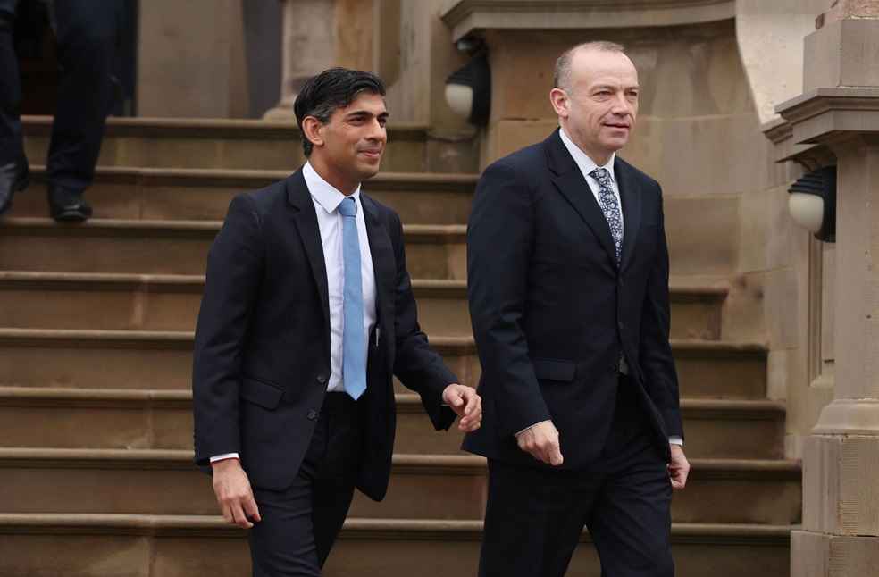 Chris Heaton-Harris MP with Rishi Sunak