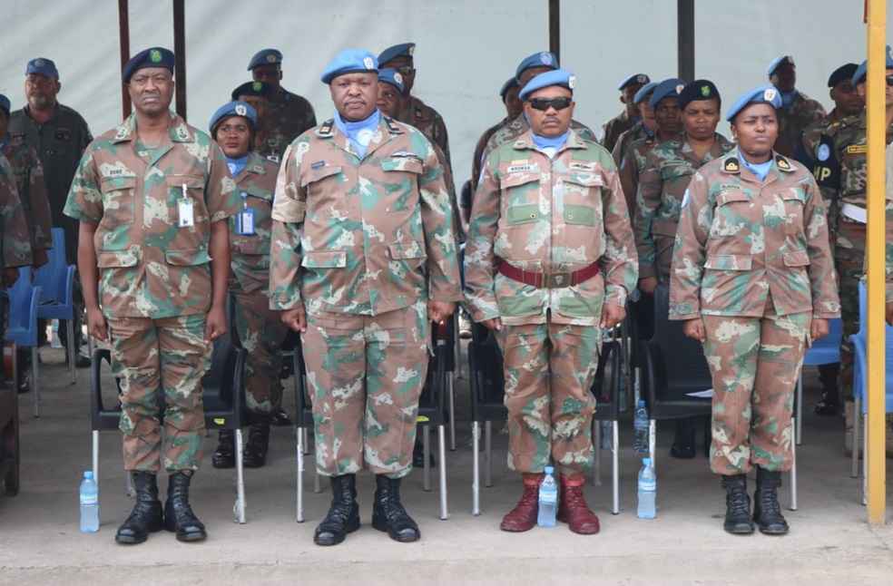 DR Congo violence kills South Africa's two soldiers_SANDF_Goma Composite Helicopter Unit Memorial Parade.