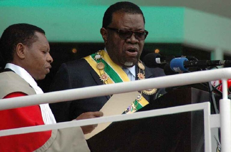 Namibian President Hage Geingob has passed away