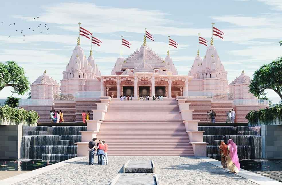 Opening of BAPS mandir, first Hindu stone temple in Middle East _ BAPS Mandir