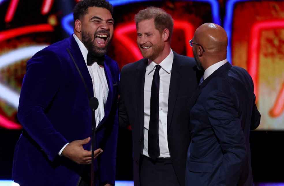 Prince Harry and Cameron Heyward