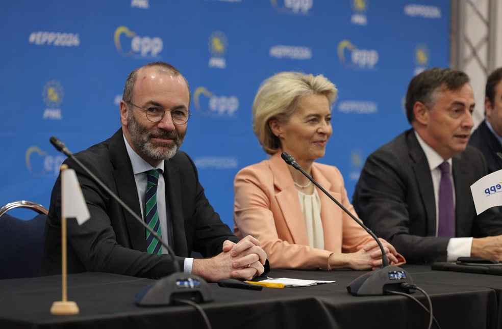 Manfred Weber with Ursula von der Leyen