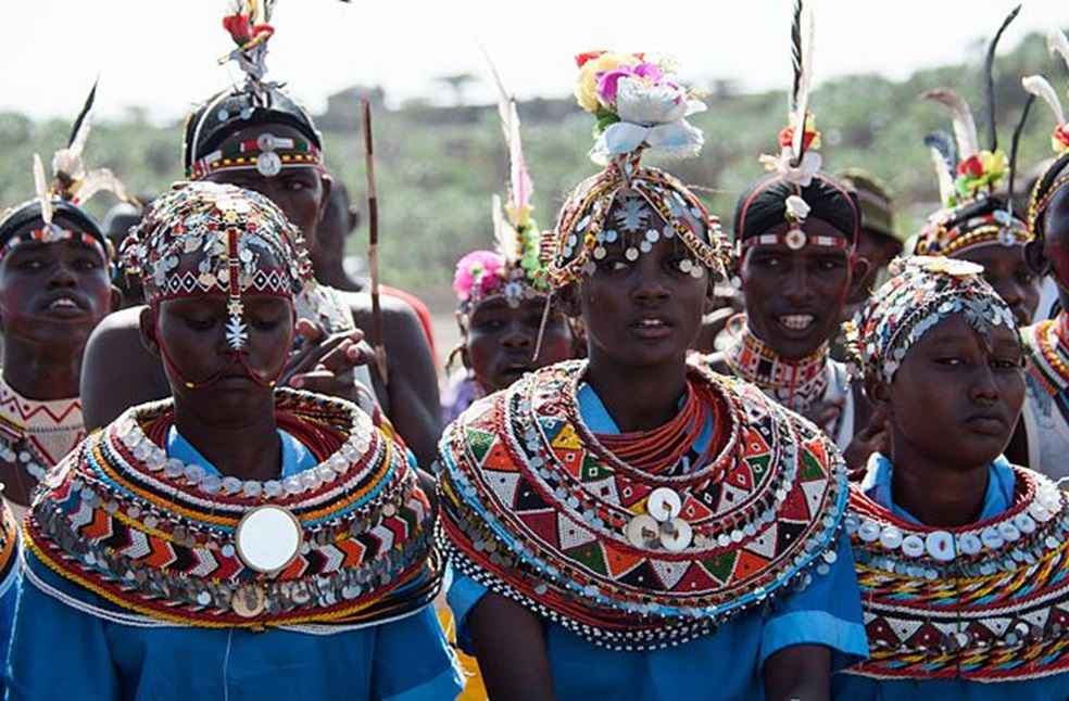 Samburu women traditional dresses