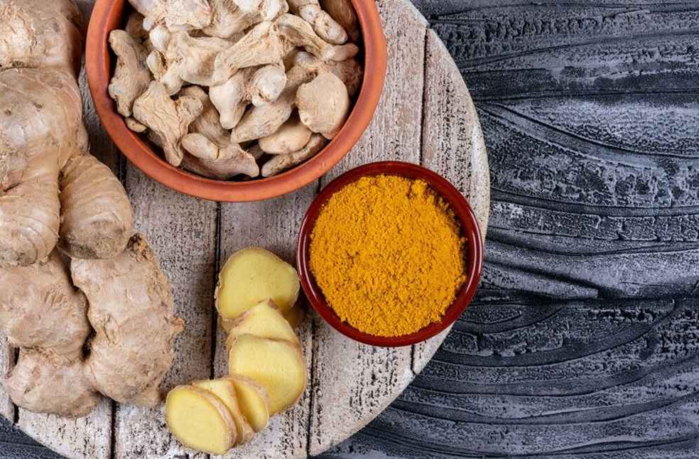 Turmeric and ginger