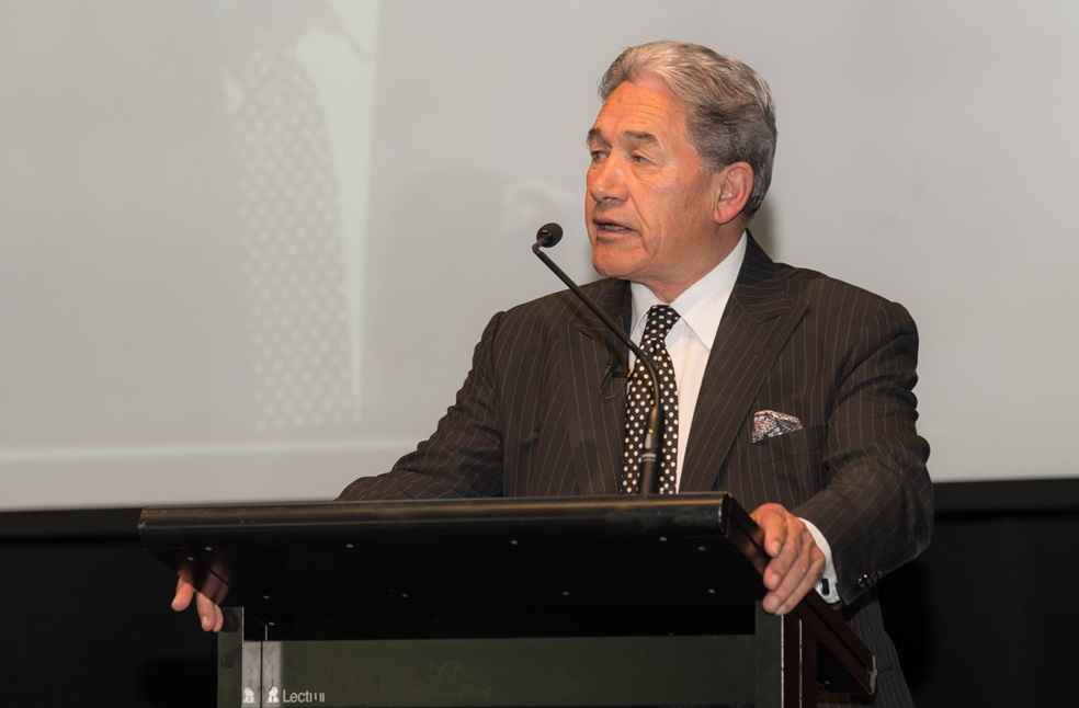 Winston Peters, New Zealand's Foreign Minister.