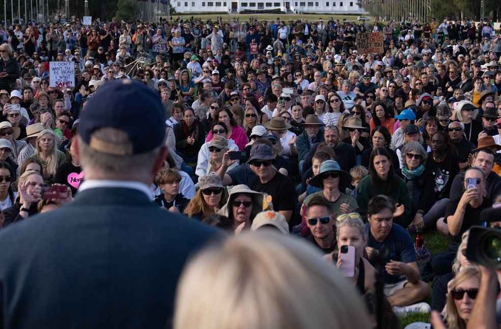 Australians Protest against gender based violence