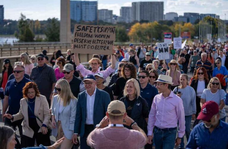 Australians Protest against gender violence