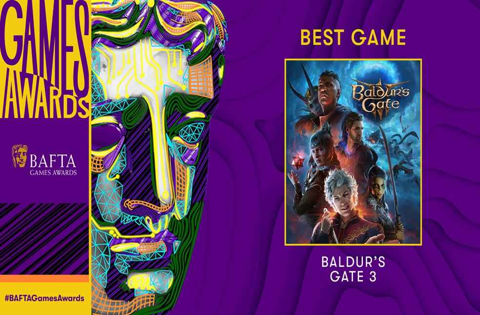 Baldur's Gate 3 wins bes game at Bafta Game Awards 2024
