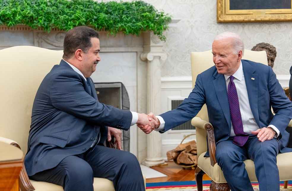 Iraqi PM Mohammed Shia al-Sudani met US President Joe Biden