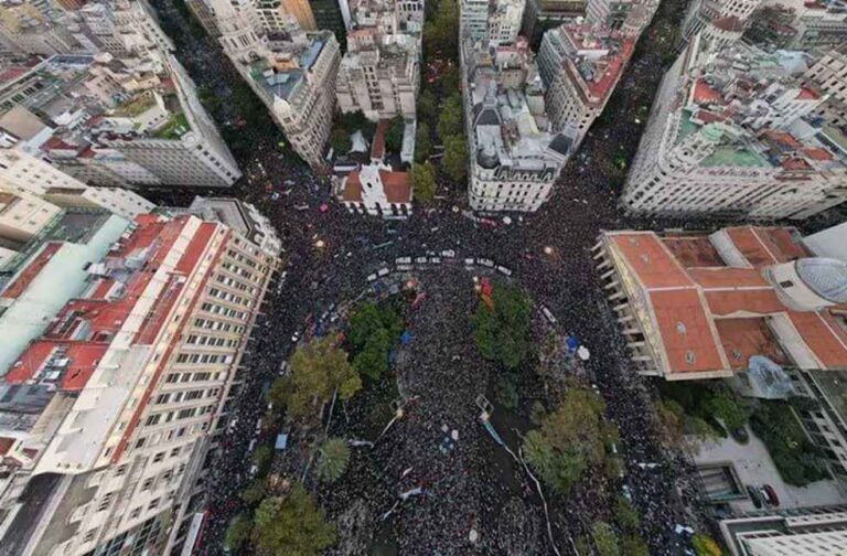 Massive Protest in Argentina Against Milei Education Cuts
