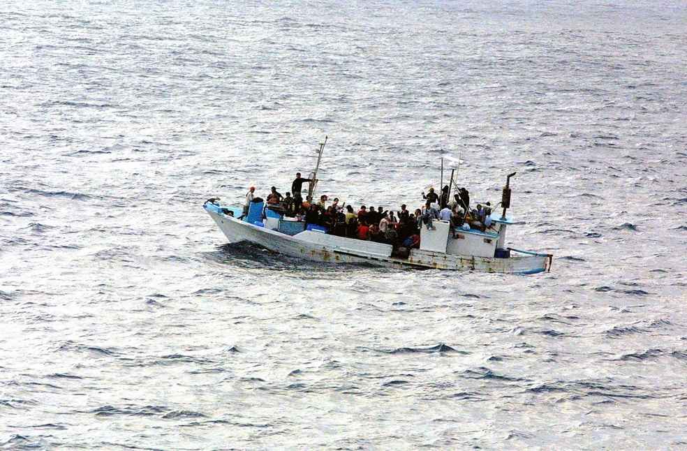 Migrants on Boat