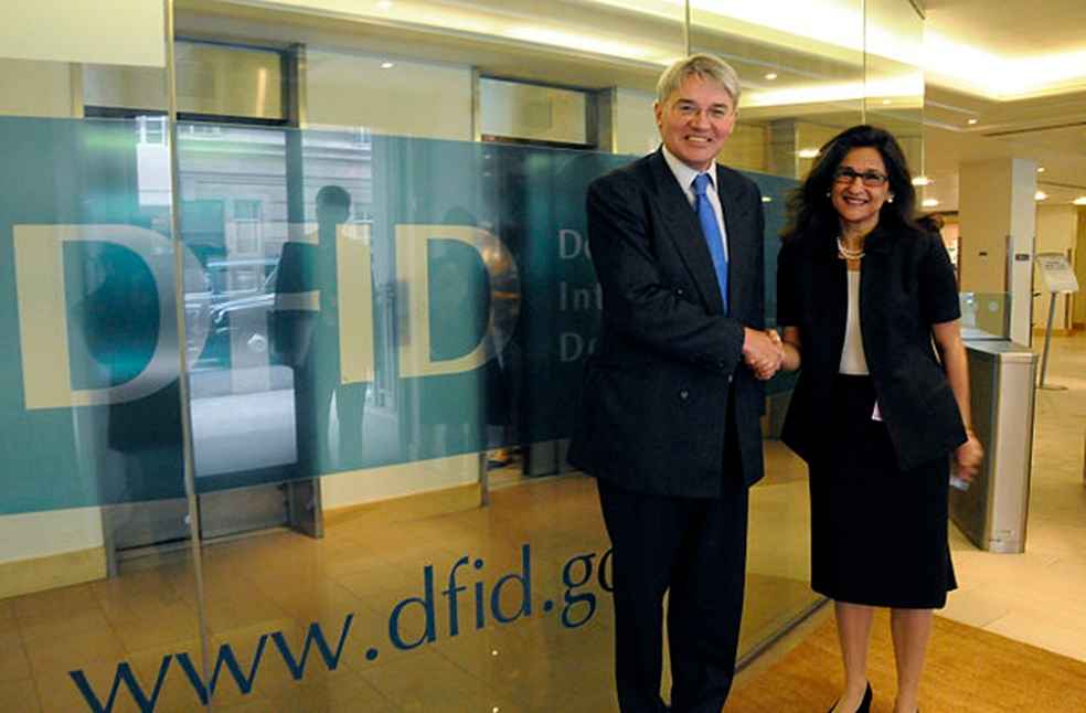 Nemat Shafik met Andrew Mitchell MP