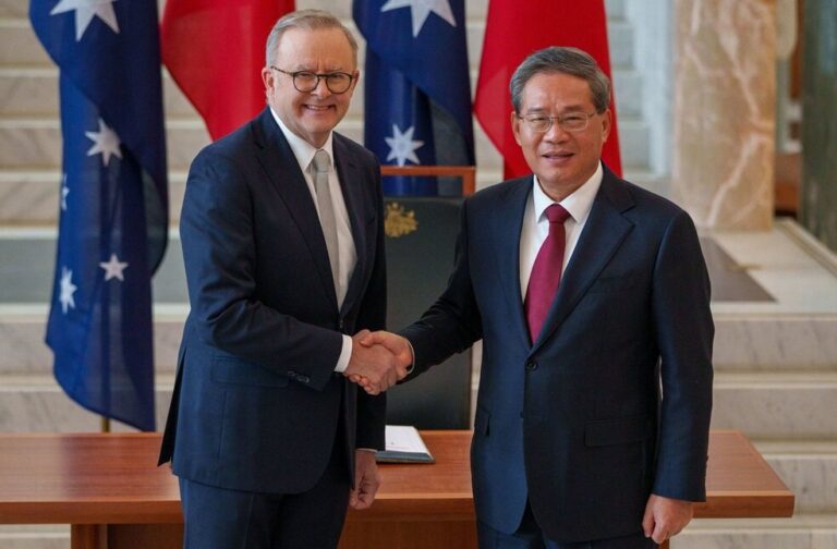 Albanese welcomes Chinese Premier for high-level talks