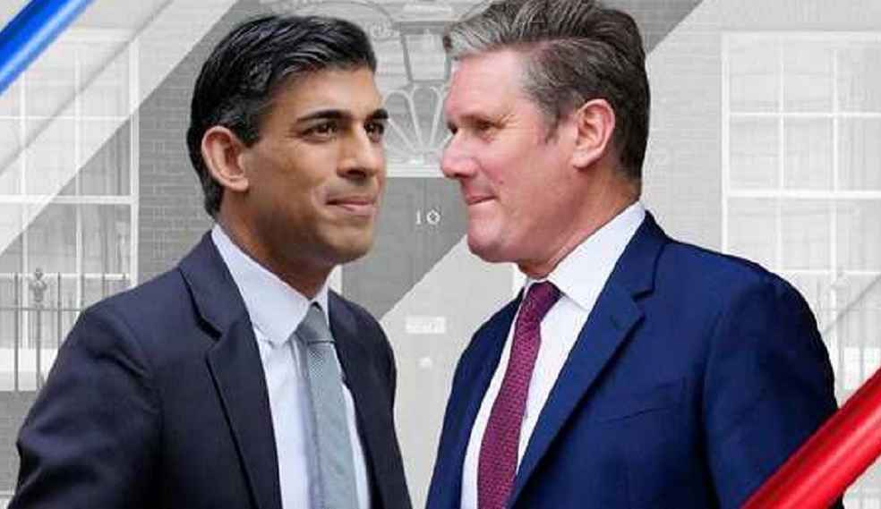 Sunak and Starmer _ UK final debate