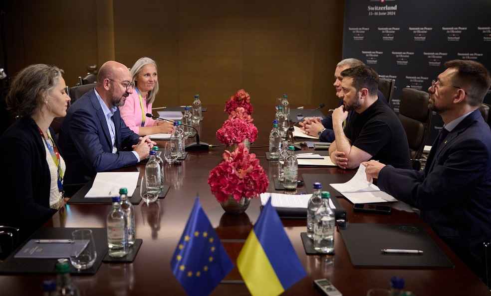 Ukraine Peace Summit _ UN Officials and Volodymyr Zelensky