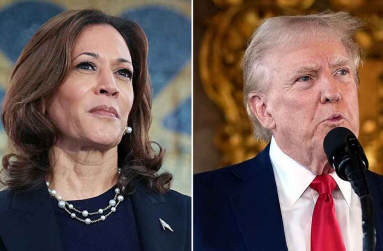 Harris and Trump