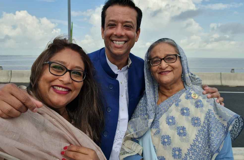 Sheikh Hasina With children