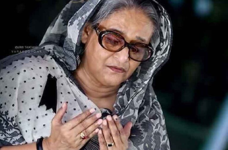 Sheikh Hasina breaks her silence