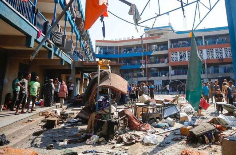 Israeli Strike on Gaza School