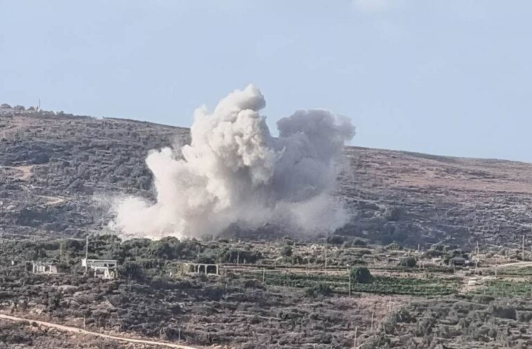 Israeli air raid on Lebanon