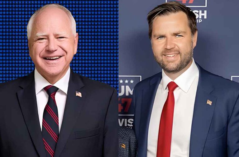 Tim Walz and JD Vance _ US Election_Crucial Debate _ Vice Presidential Debate