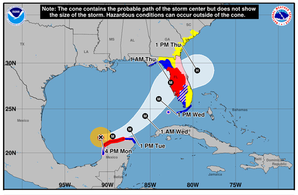 Hurricane Milton_President Biden urges for urgent evacuation_Image Via_X_NHC