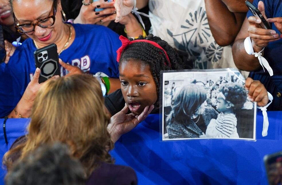 Kamala Harris at campaign