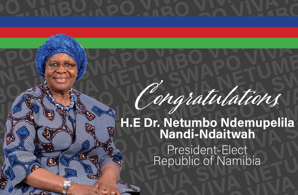 Nandi-Ndaitwah makes history as first female President of Namibia