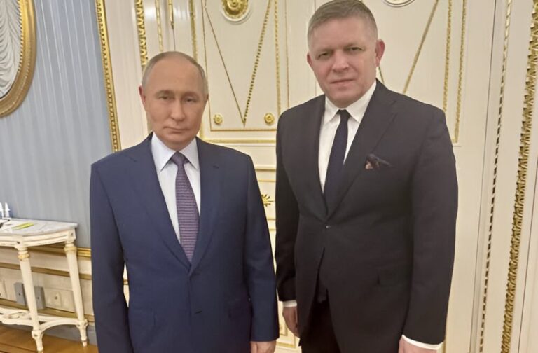 Slovak PM Fico Meets Putin