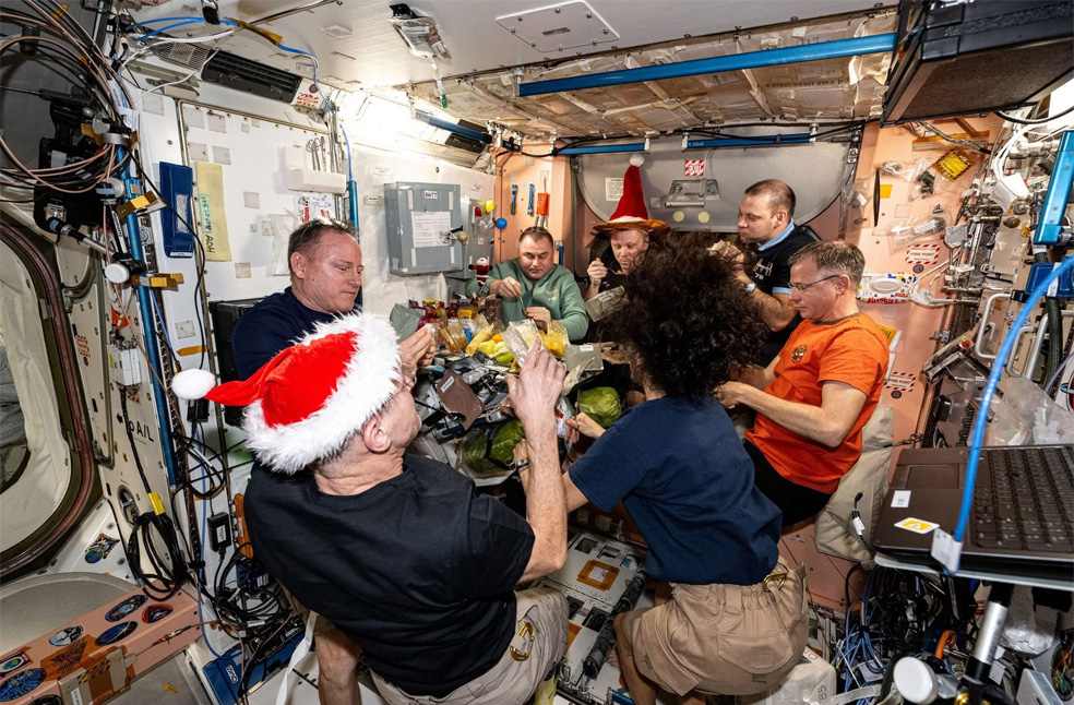 Stranded Astronauts share Christmas Greetings from Space_Image Via_X_Nick Hague