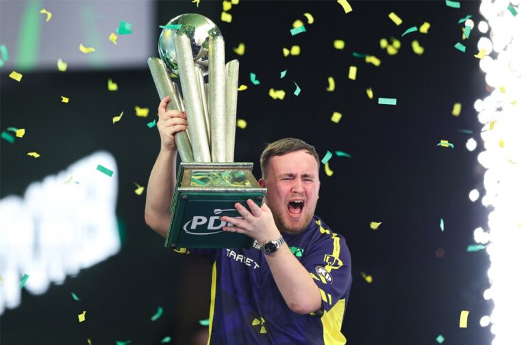 Luke Littler makes history as Youngest PDC World Champion_Image Via_X_PDC World Championship