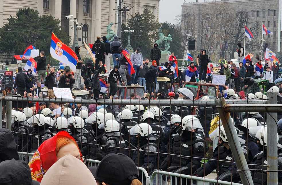 Protest at Belgrade_Image Via_X_Vojin Rakić