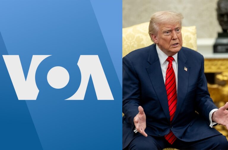 Trump moves to shut down Voice of America_Image Via_X_VOA & POTUS