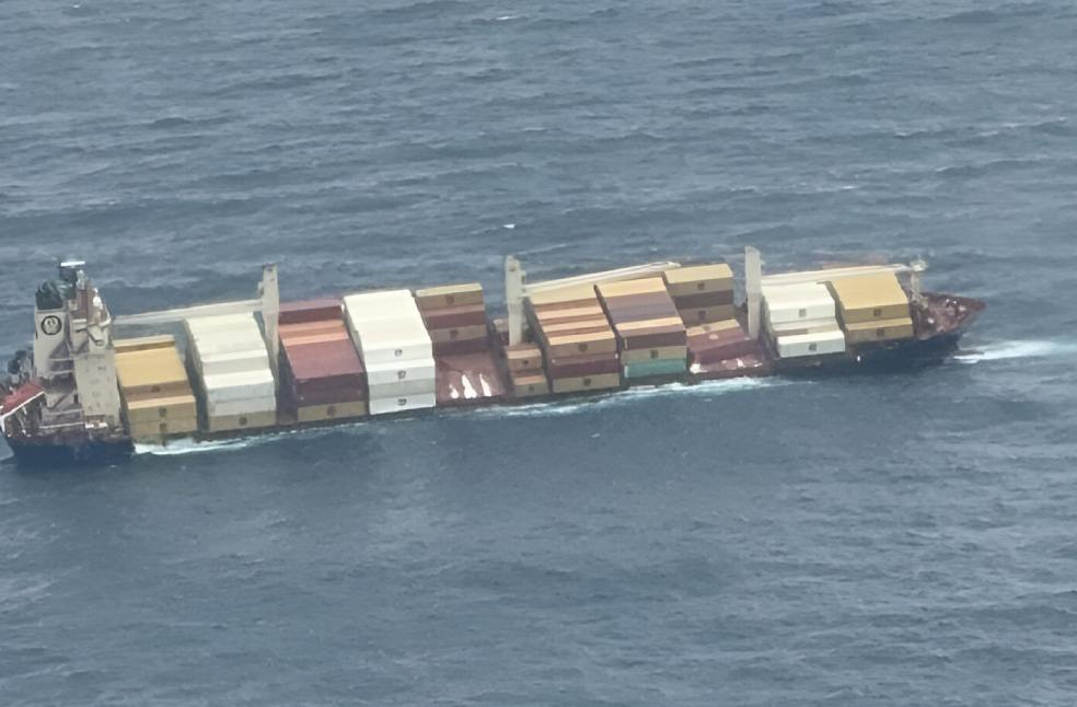 India State on alert after ship with hazardous cargo sinks